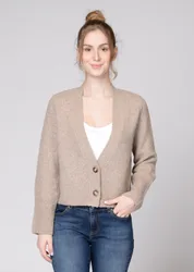 Cardigan, V-Ausschnitt,1/1-Arm female