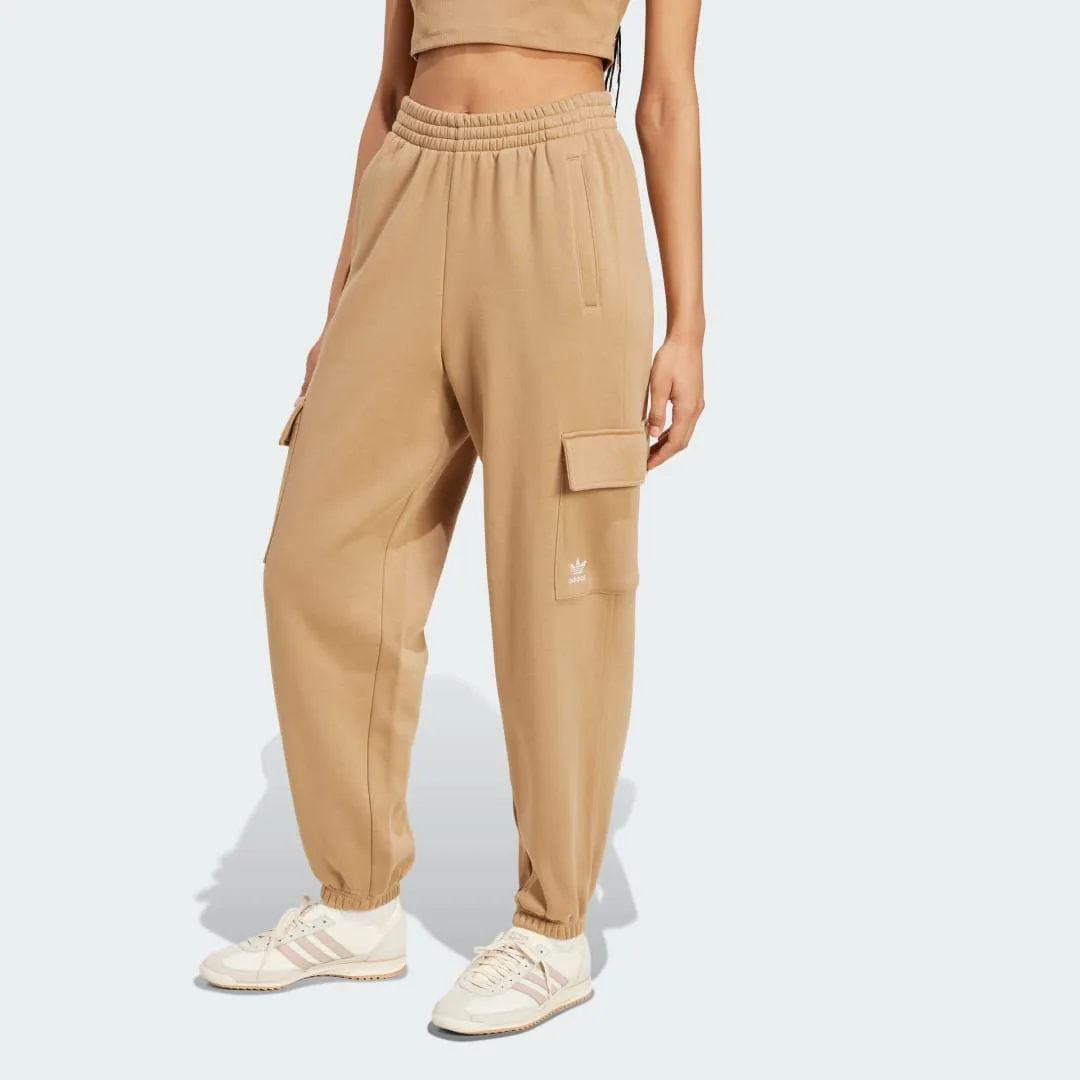 Pantaloni Essentials Fleece Cargo XS Cardboard - Adidas - FashionsVida