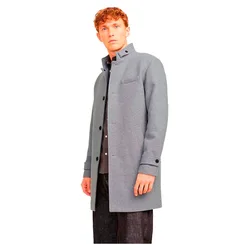 Manteau Melton Light Grey Melange L