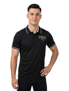 Polo à Manches Courtes Squad Black S Homme - Puma - FashionsVida