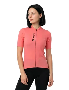 Maglia A Maniche Corte Pragma Color Block Pink - Ale - FashionsVida