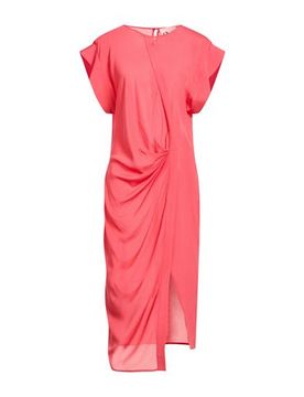 Midi-Kleid Damen Koralle S Damen