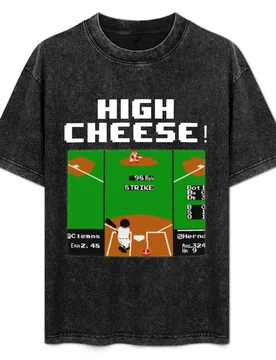 RBI Baseball High Cheese Retro Game T-Shirt Comfortable Work Wear Tee - Aliexpress - FashionsVida