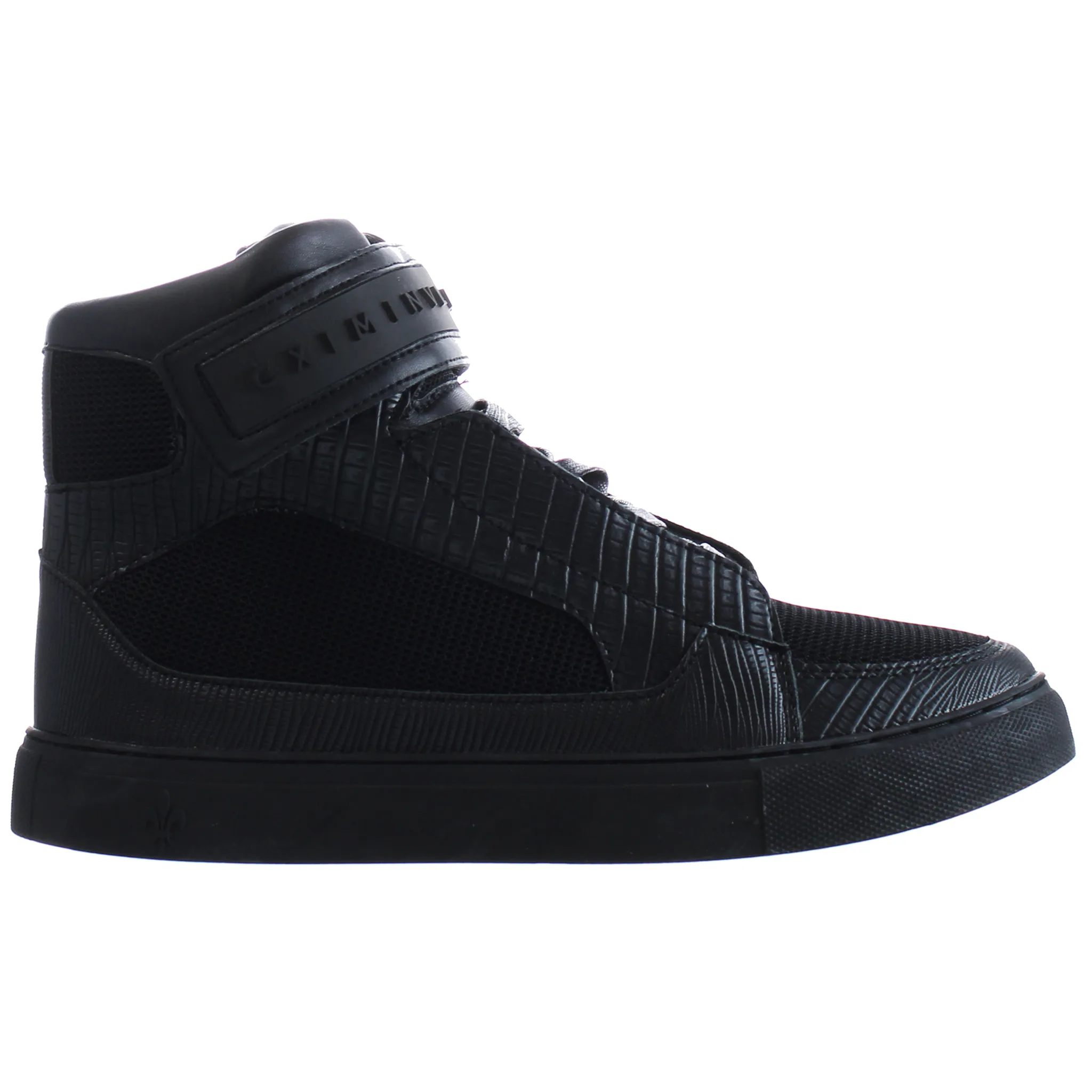 Bronx Mens Black Trainers - Size Uk 6 - Criminal damage - FashionsVida