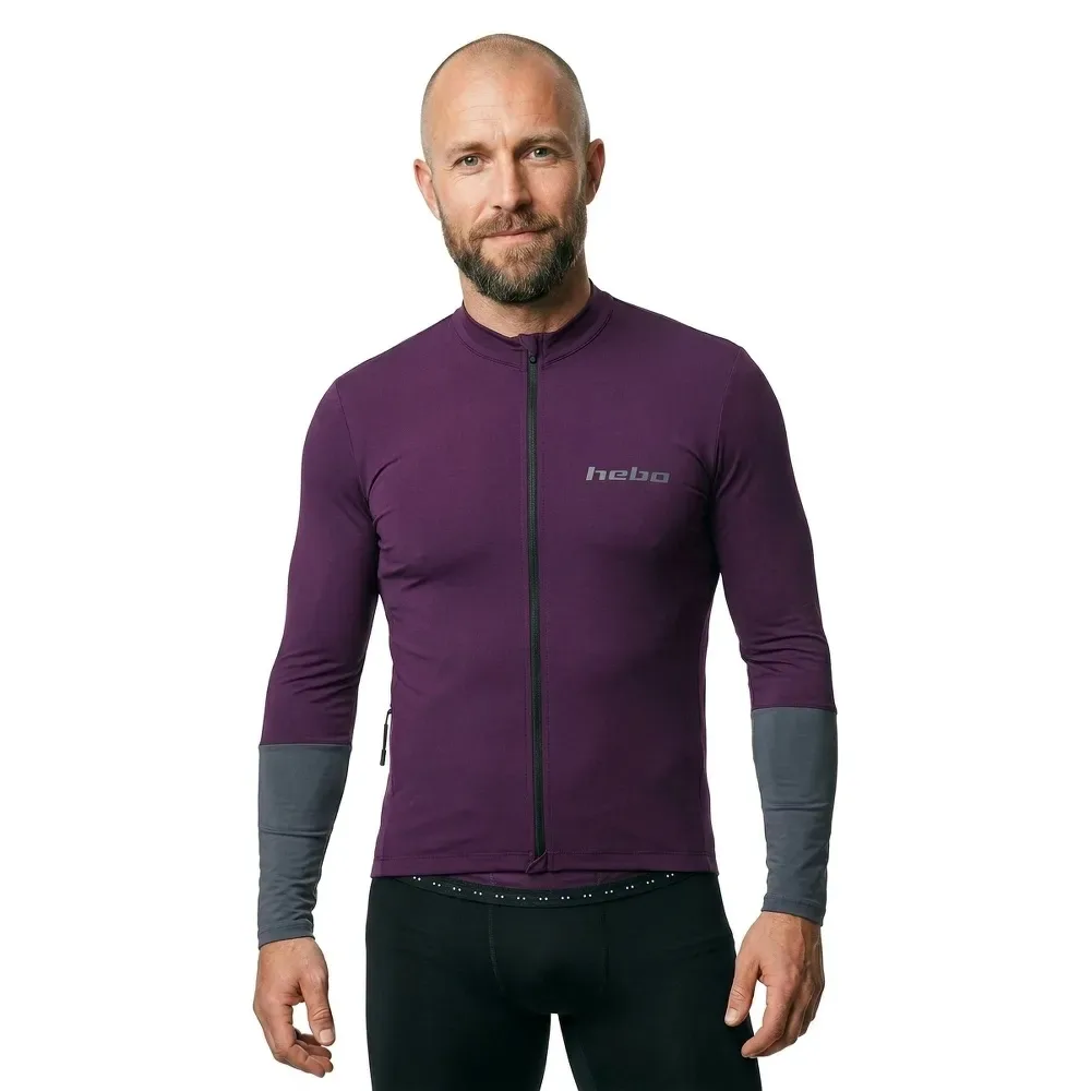 Maglia A Maniche Lunghe Volts Purple - hebo - FashionsVida