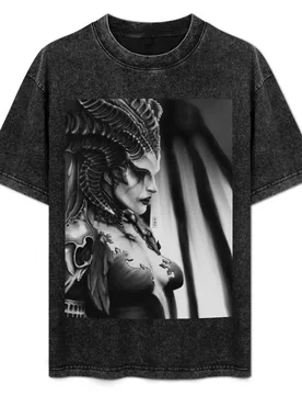 Lilith (Diablo IV) T-Shirt anime t shirts for man man shirt cotton shirt heavy cotton shirt designer T-Shirt - Aliexpress - FashionsVida