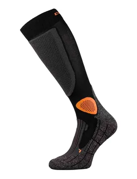 Pack Mens Thick Motorcycle / Motorbike Boot Socks - Black/white - Comodo - FashionsVida