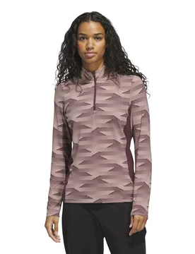 Layer Ultimate Printed 1/4 Zip, bordeaux s - Adidas - FashionsVida