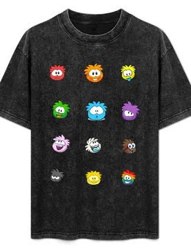 Club penguin Puffle pack T-Shirt Casual Loose Daily Wear T-Shirt - Aliexpress - FashionsVida