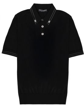 DOLCE & GABBANA Silk Polo
