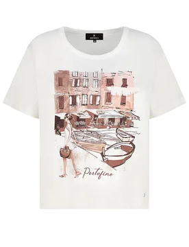 MONARI T-Shirt creme 38 damen - monari - FashionsVida