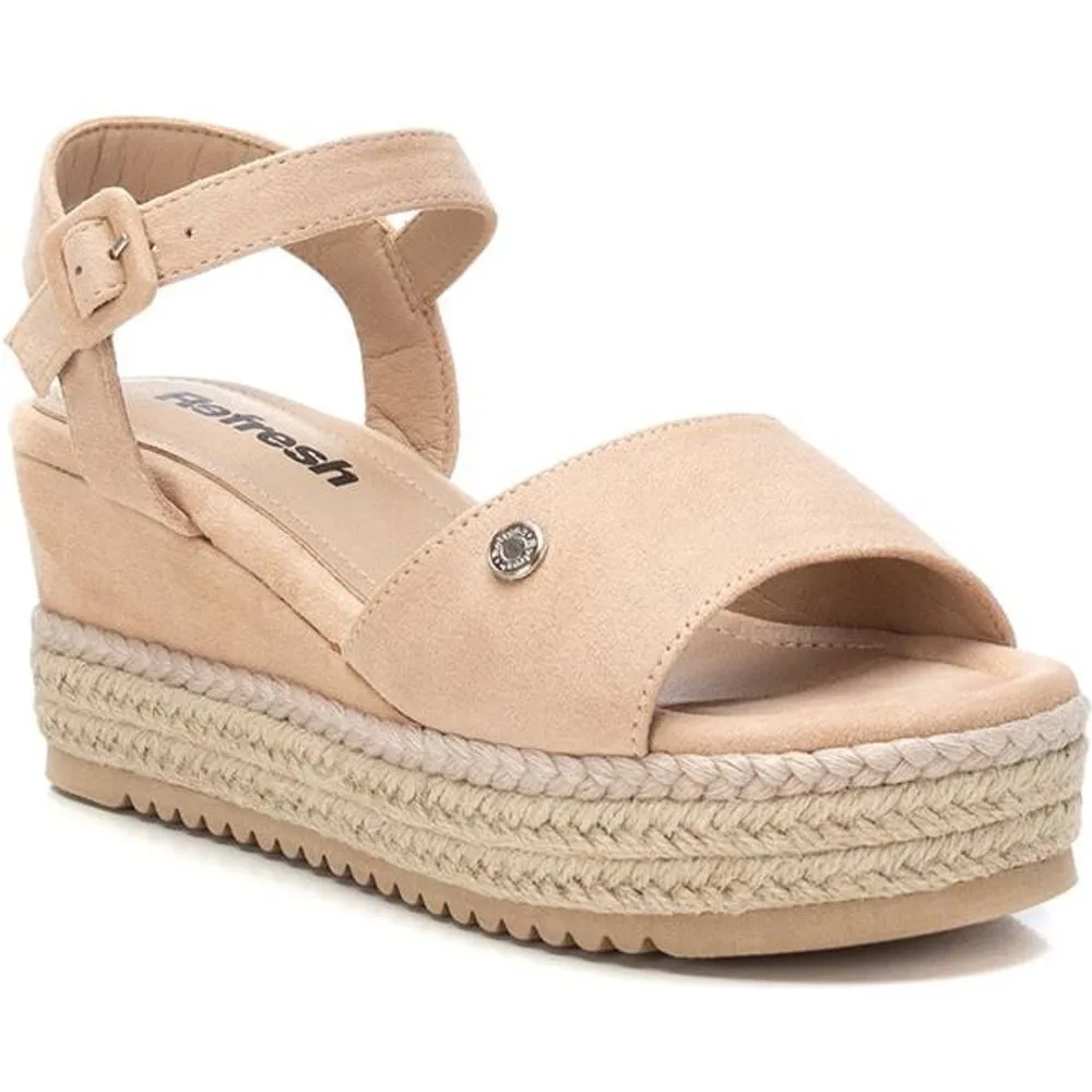 Sandalias con cuña de mujer con cierre de hebilla - Refresh - FashionsVida
