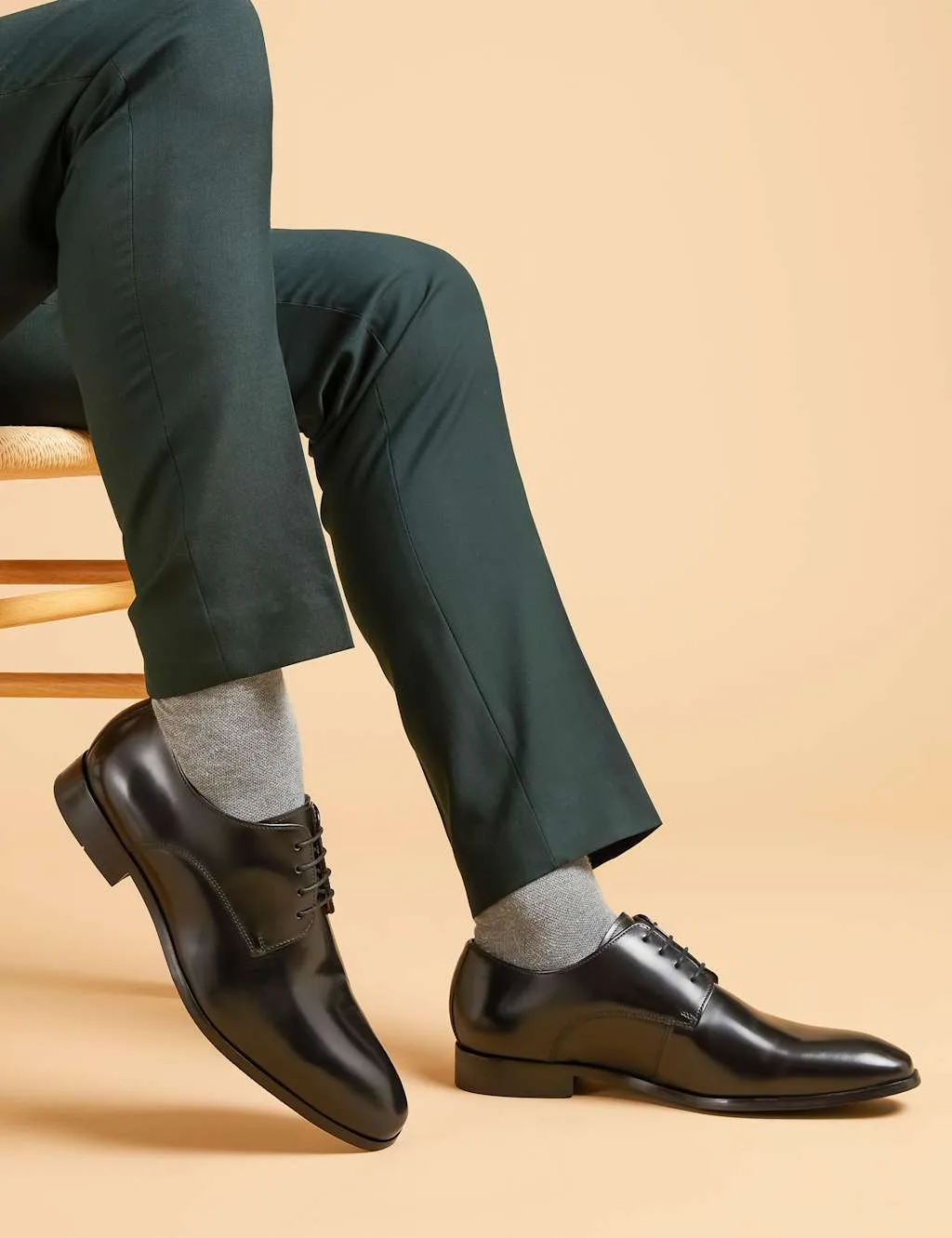 Leather Oxford Shoes Black male - Jones Bootmaker - FashionsVida