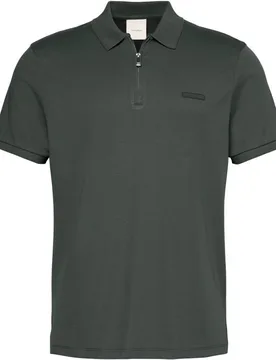 Polo Hombre de algodón Supima slim con cremallera - Calvin Klein - FashionsVida