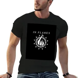 White Flame T-Shirt t shirts for man slim fit cotton tshirt 100% t shirts with prints T-shirt
