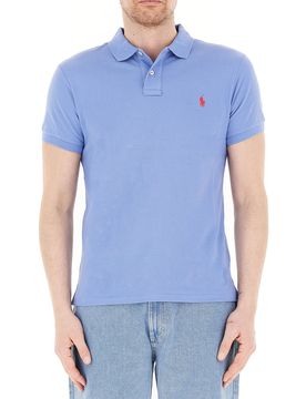 Polo slim POLO AZZURRO POLVERE S