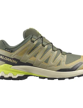 Xa Pro 3d V9 Gore-tex® Trail Running Shoes Grape Leaf / Aloe / Acid Lime UK 9.5 Men - Salomon - FashionsVida
