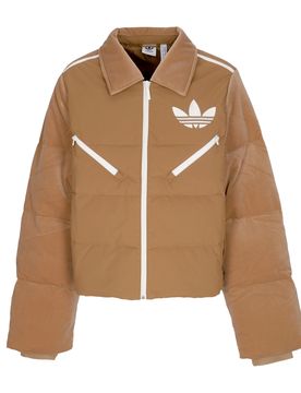 Piumino Donna Velvet Puffer Brown Desert