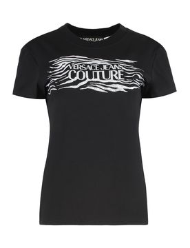 Logo Print T-Shirt for Women