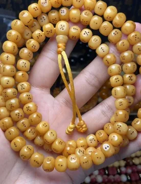 Yak Tibetan old necklace with 108 strands of spiritual bone , prayer , Buddhist beads, long n - Aliexpress - FashionsVida