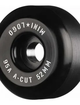Roues De Skateboard A-cut Hybrid 52mm Black 52 mm/95A unisex