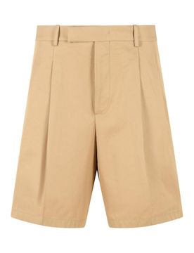 Jil Sander Bermuda in cotone beige