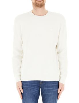 Maglione misto cotone PANNA L