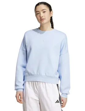 Essentials Feelcozy Cotton Rich Sweatshirt Light Blue female - Adidas - FashionsVida