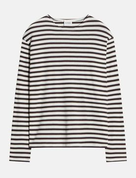 Gestreiftes Langarmshirt Mehrfarbig XS