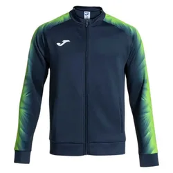 Felpa Con Zip Elite Xi Navy / Fluor Green 2XL