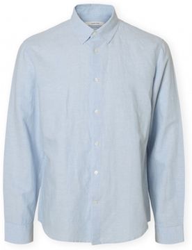 Hemdbluse Noos Regclay Shirt - Dusty Blue Eu S;Eu M;Eu L;Eu Xl Male