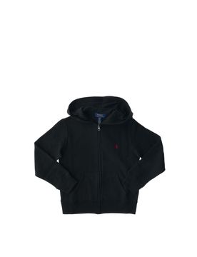 Felpa con cappuccio POLO BOYS NERO L
