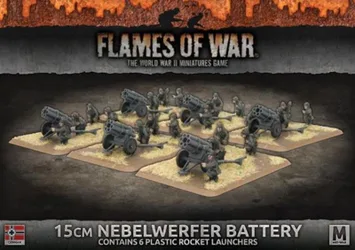 Flames of War - German - 15cm Nebelwerfer Battery (x6, Plastic)