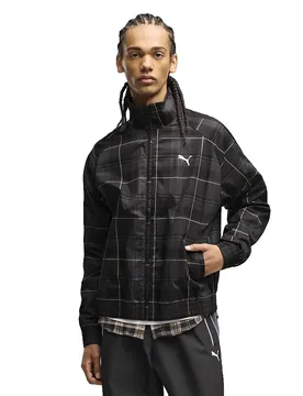 Veste De Survêtement T7 Relaxed Tartan Puma Black XL