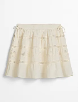 Boho rock en estilo folclórico suelto de gasa de algodón bordada - MARC O'POLO - FashionsVida