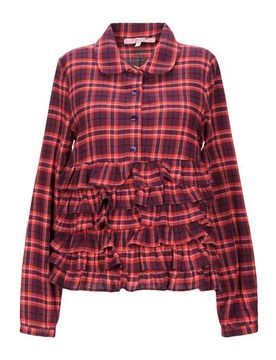 ROSÉ A POIS Top Damen Rot 38 Damen