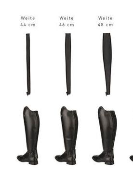 Inserts für Reitsiefel CURVY AM schwarz 8 44