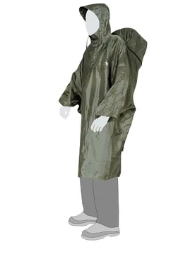 Tatonka Cape Regenponcho M Oliv - Tatonka - FashionsVida