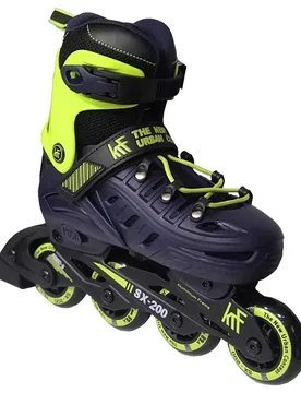 Patins En Ligne Sx-200 Blue / Green EU 31-34 Homme - KRF - FashionsVida