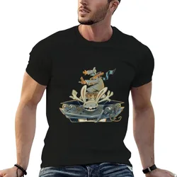 Sam and max Sticker T-Shirt Minimalist Casual Short Sleeve Top