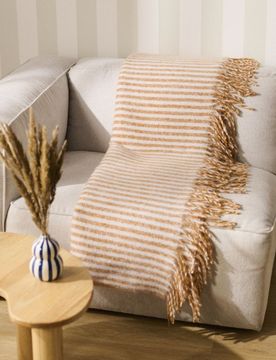 Sinsay - Coperta con frange - rame