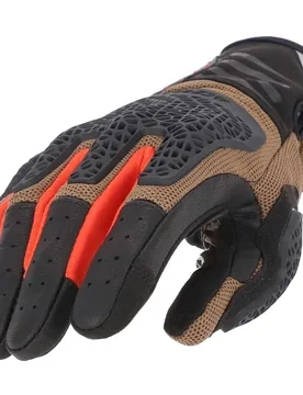 Guanti Moto CE CROSSOVER Marrone Arancio taglia 3XL - Acerbis - FashionsVida