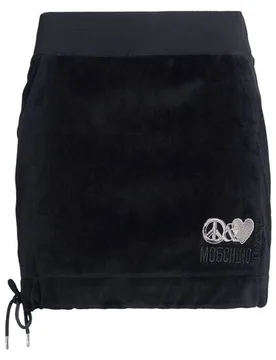Minifalda Mujer Negro M Mujer - Moschino - FashionsVida