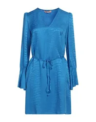 Mini-Kleid Damen Azurblau 32,34,36,38,40,42,44 Damen