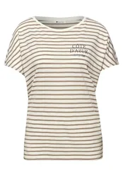 Striped shirt w.chest print female
