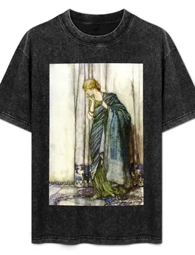Helena - Midsummer Night's Dream - Arthur Rackham T-Shirt Anti-Fade Casual Tee Shirt - Aliexpress - FashionsVida