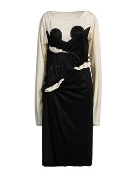 Midi-Kleid Damen Schwarz 30,32 Damen