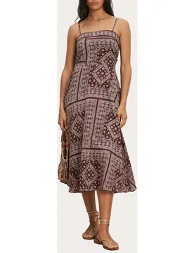Vestido Kitt bandana - Veronica Beard - FashionsVida