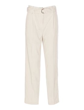 Pantaloni in velluto a coste con cintura