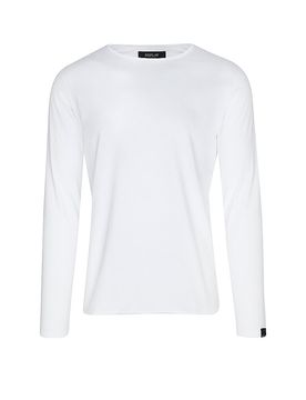 Langarmshirt weiss XXL herren